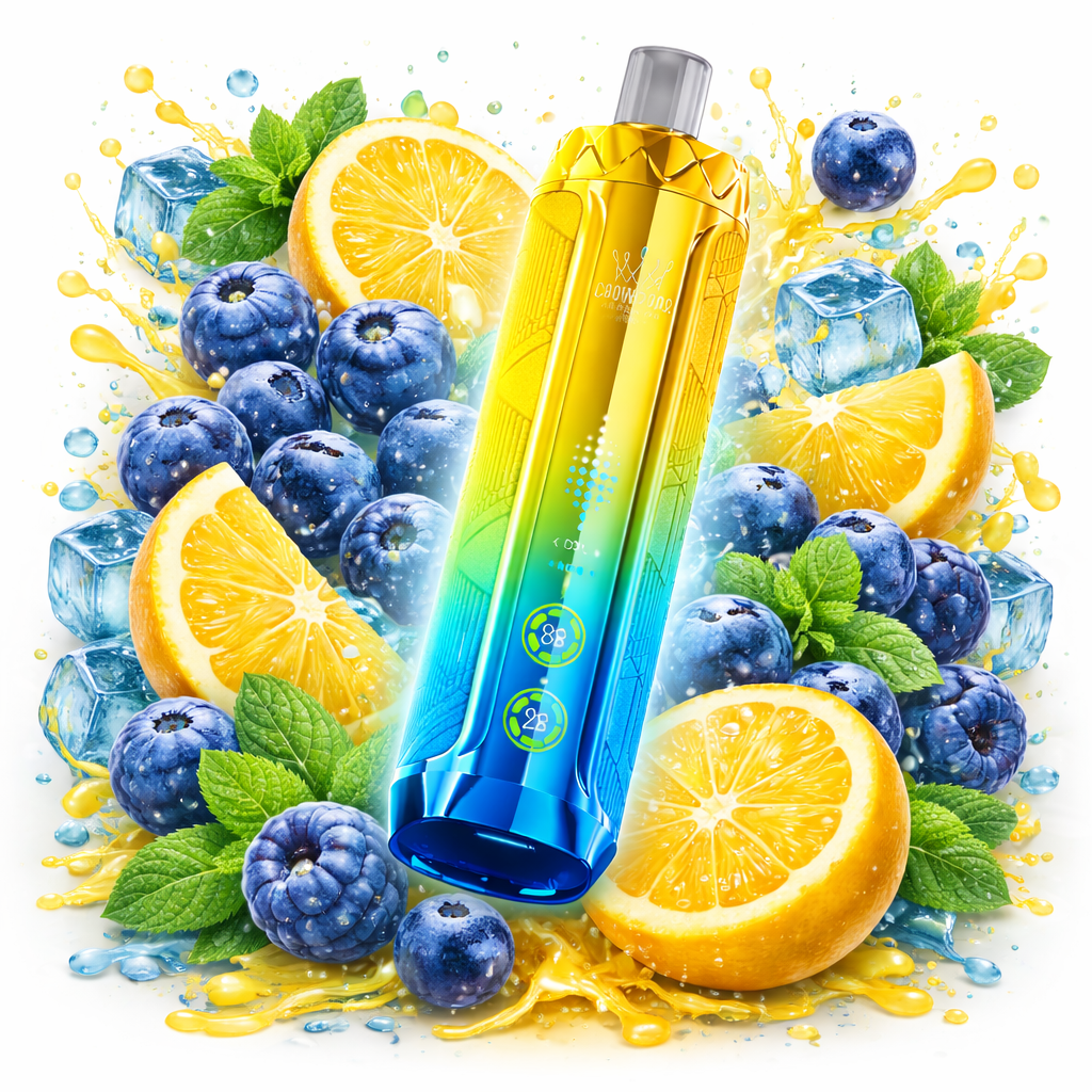 Al Fakher CRYSTAL V2 8000 Puffs - Blueberry Lemonade