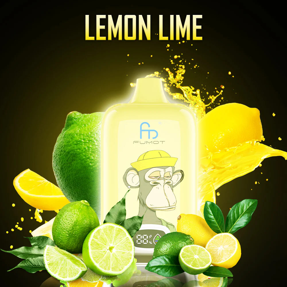 Fumot Digital Box 12000 Puffs Lemon Lime JustDoVaping Fumot Digital Box 12000 Puffs Lemon Lime JustDoVaping