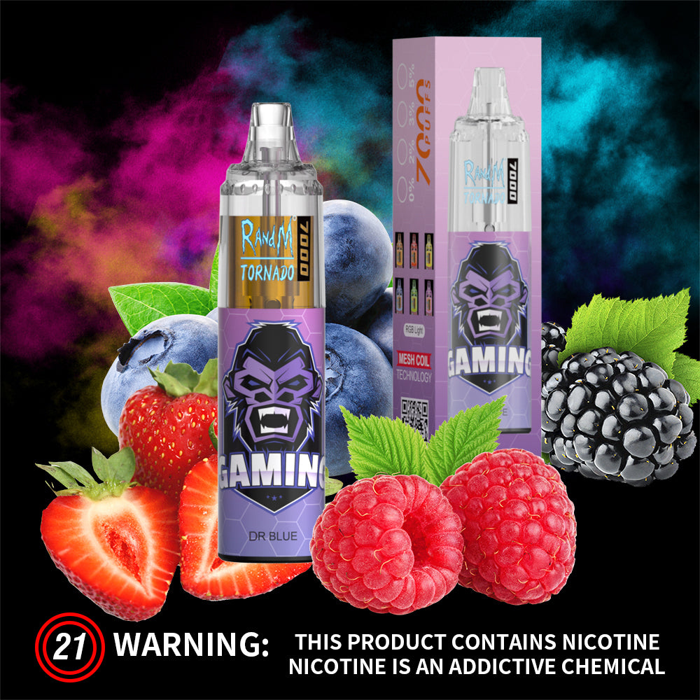 RandM Tornado - DR BLUE (7000 Puffs) JustDoVaping RandM Tornado - DR BLUE (7000 Puffs) JustDoVaping