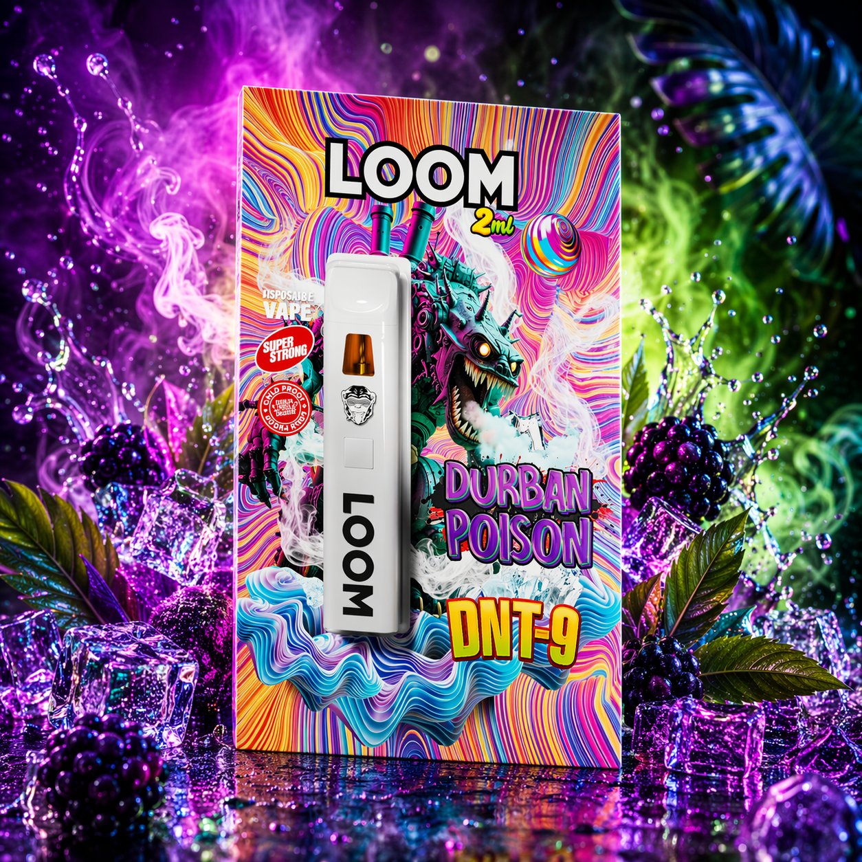 LOOM Durban Poison DNT-9 2 ml Vape – JustDoVaping