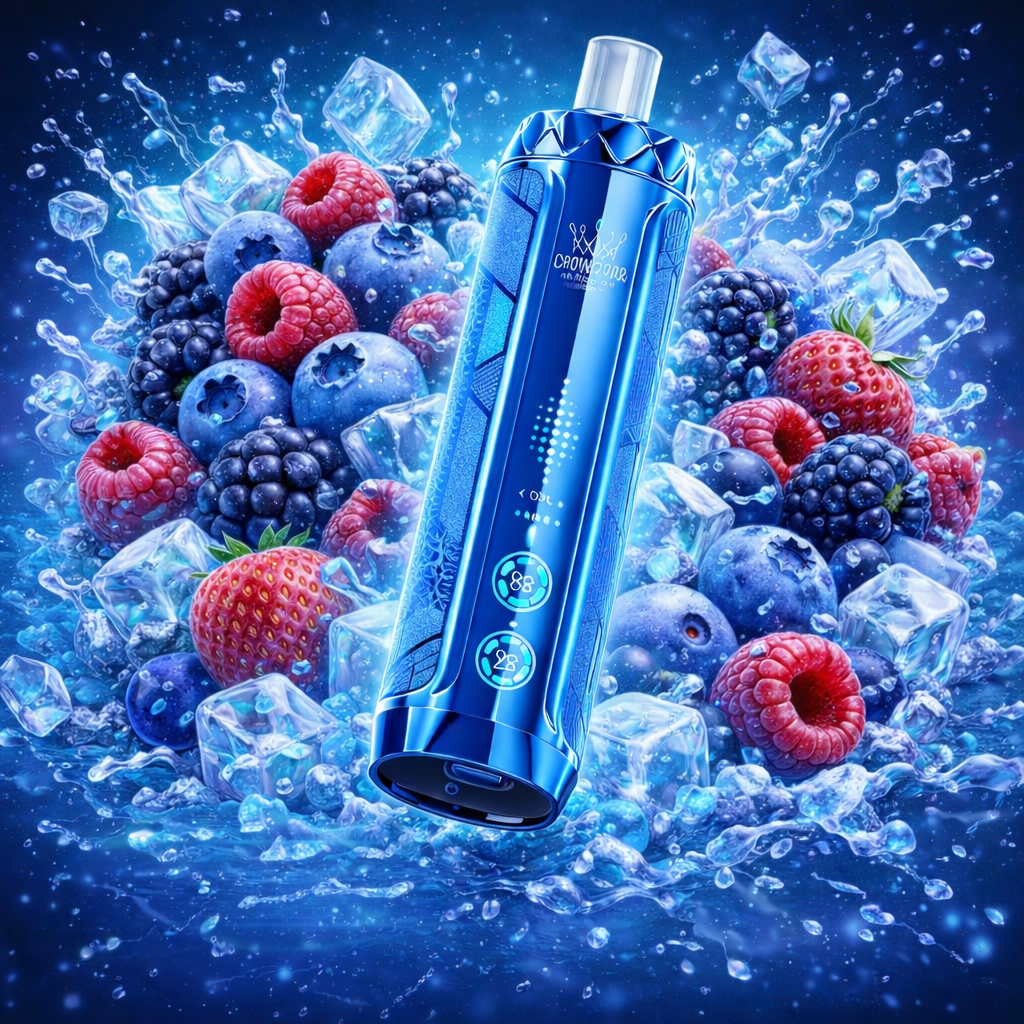 Al Fakher CRYSTAL V2 8000 Puffs - Berry Ice
