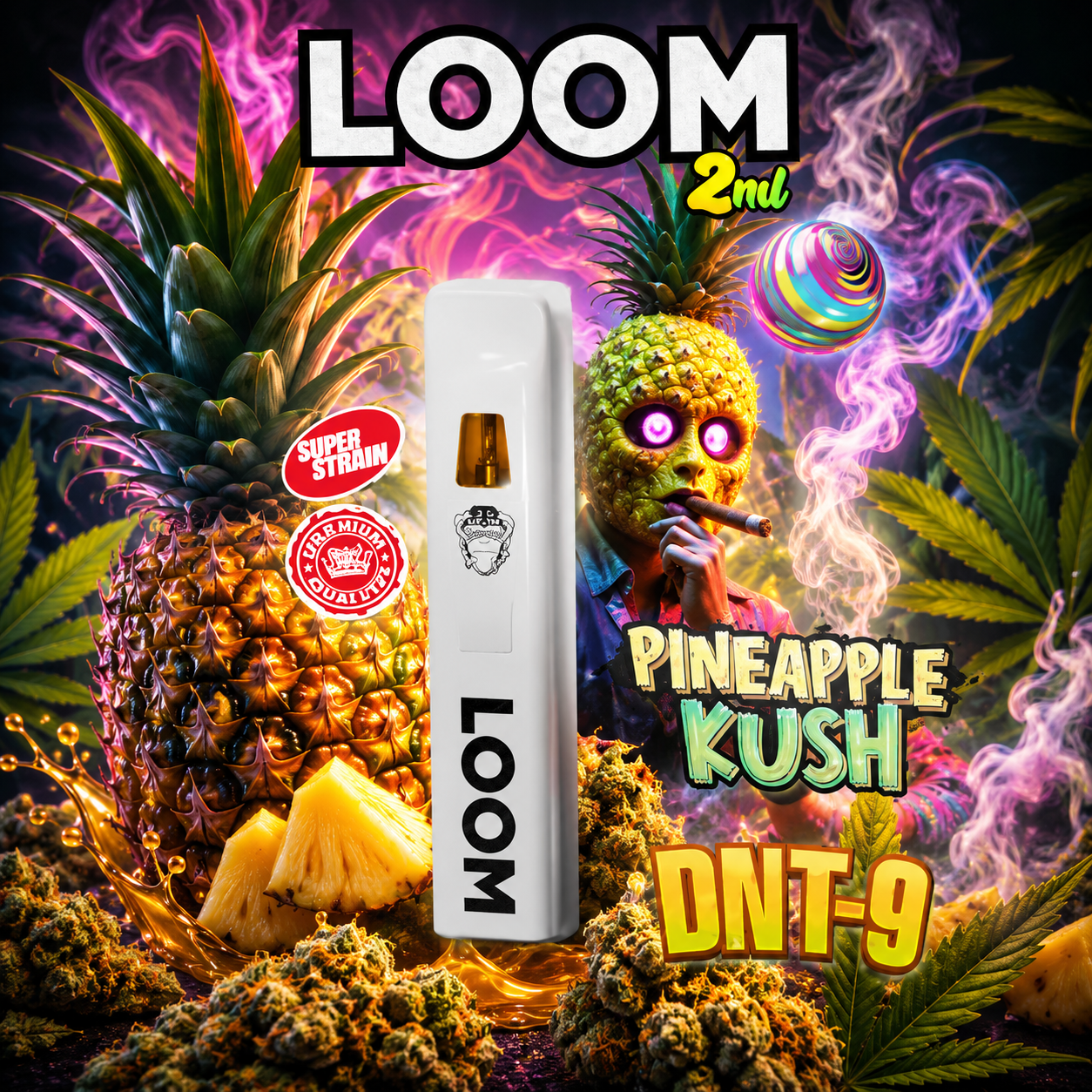 LOOM Pineapple Kush DNT-9 2 ml Vape