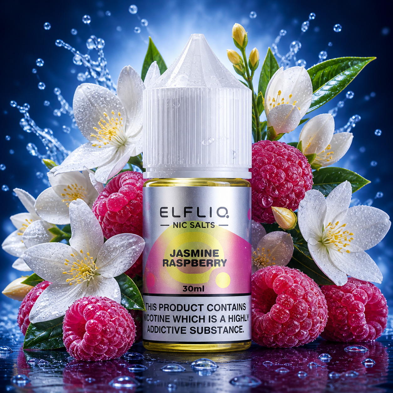 ELFLIQ by ELFBAR 30ML 50MG - Jasmine Raspberry