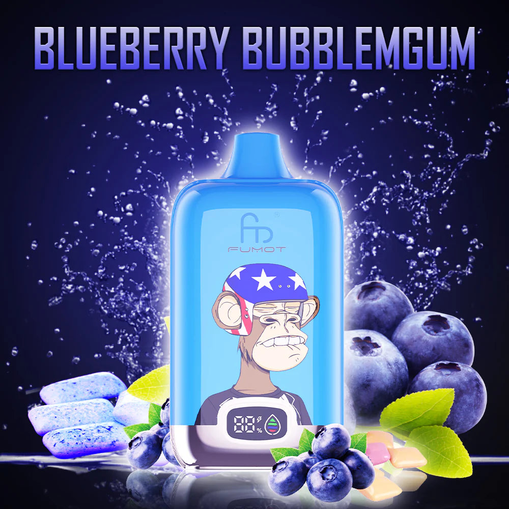 Fumot Digital Box 12000 Puffs Blueberry Bubblegum JustDoVaping Fumot Digital Box 12000 Puffs Blueberry Bubblegum JustDoVaping