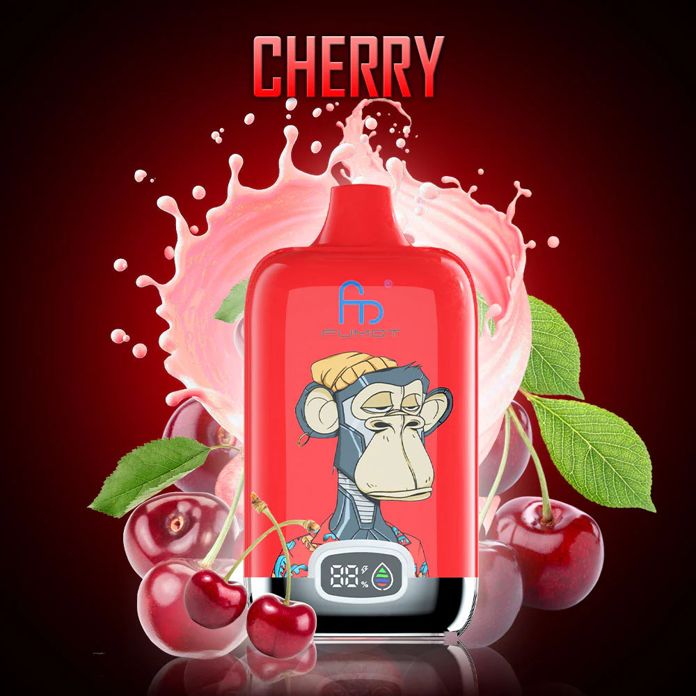 Fumot Digital Box 12000 Puffs Cherry JustDoVaping Fumot Digital Box 12000 Puffs Cherry JustDoVaping