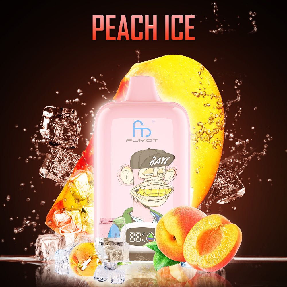 Fumot Digital Box 12000 Puffs Peach Ice JustDoVaping Fumot Digital Box 12000 Puffs Peach Ice JustDoVaping