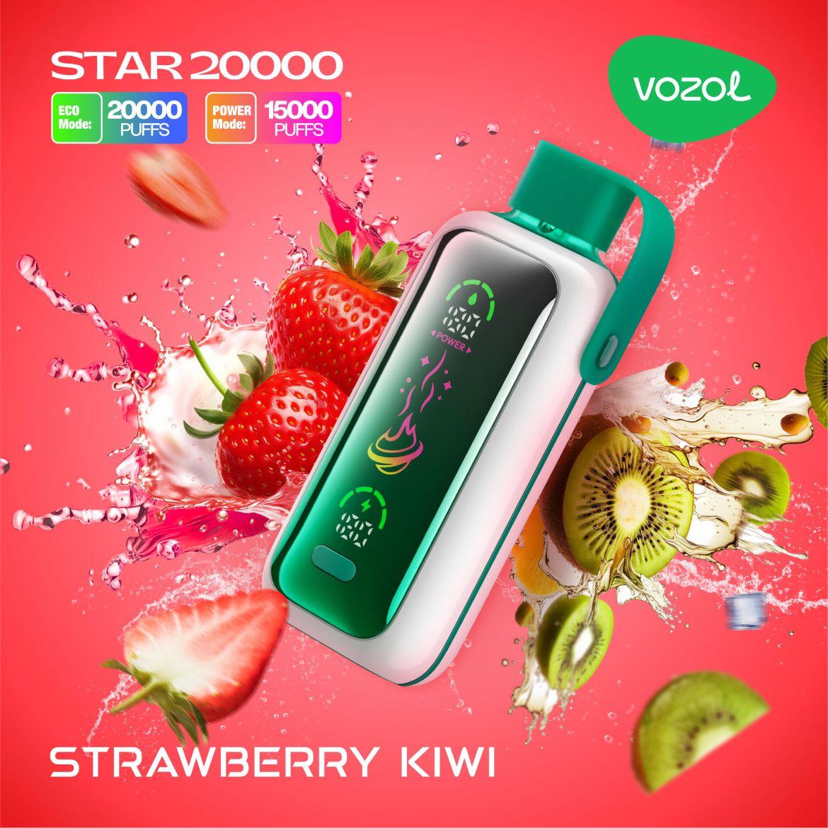 VOZOL STAR 20000 PUFFS - Strawberry Kiwi
