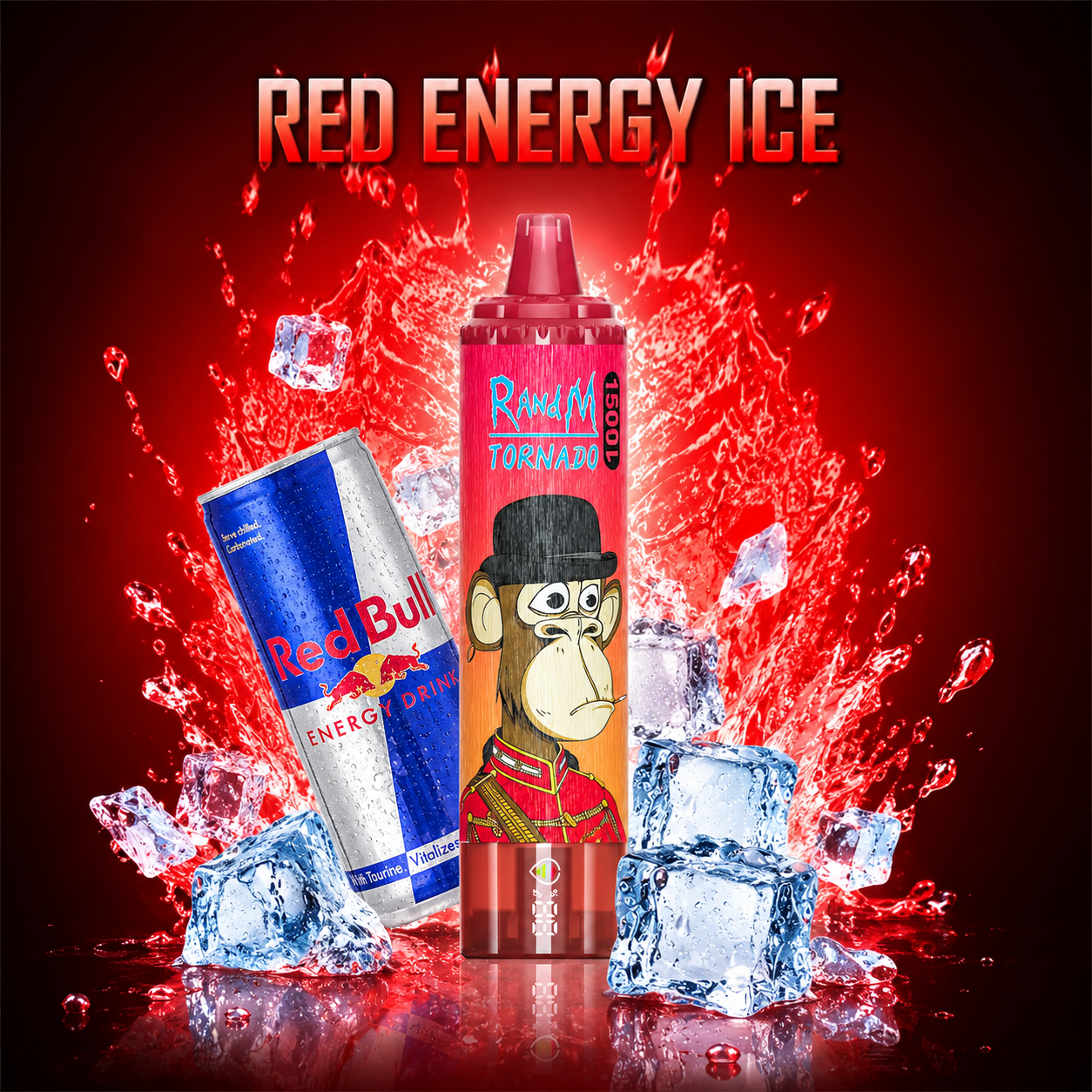 Fumot Randm Tornado 15000 Puffs Red Energy Ice