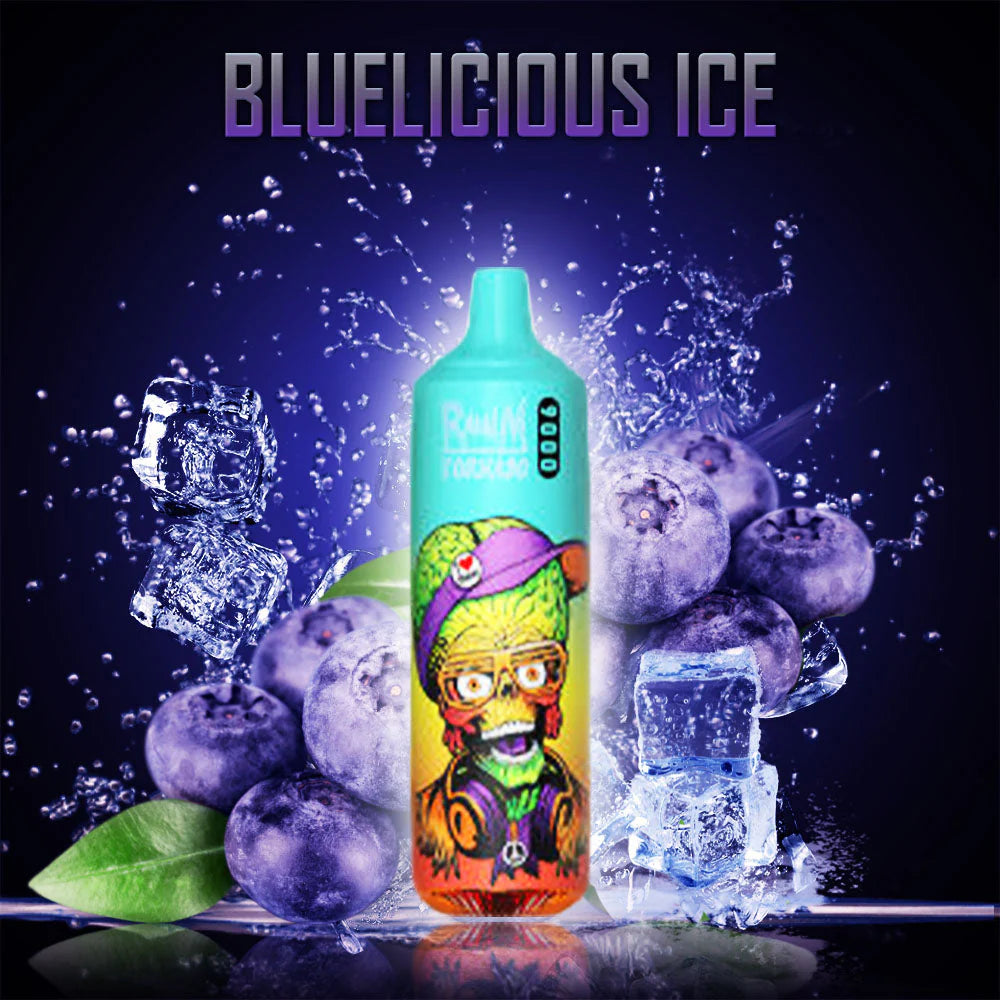 RANDM TORNADO 9000 PUFFS - Bluelicious Ice JustDoVaping RANDM TORNADO 9000 PUFFS - Bluelicious Ice JustDoVaping