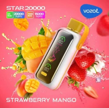 VOZOL STAR 20000 PUFFS - Strawberry Mango