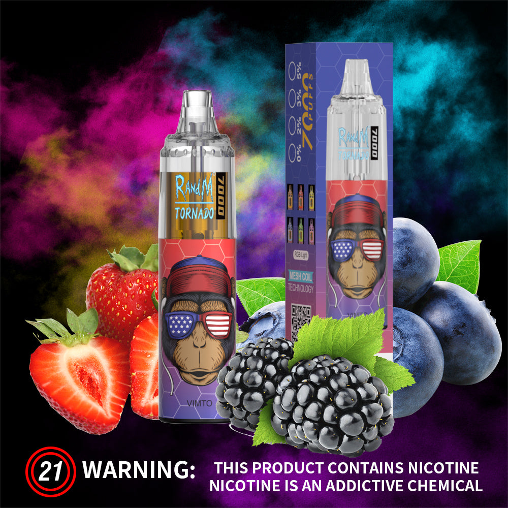 RandM Tornado - Vimto (7000 Puffs) JustDoVaping RandM Tornado - Vimto (7000 Puffs) JustDoVaping