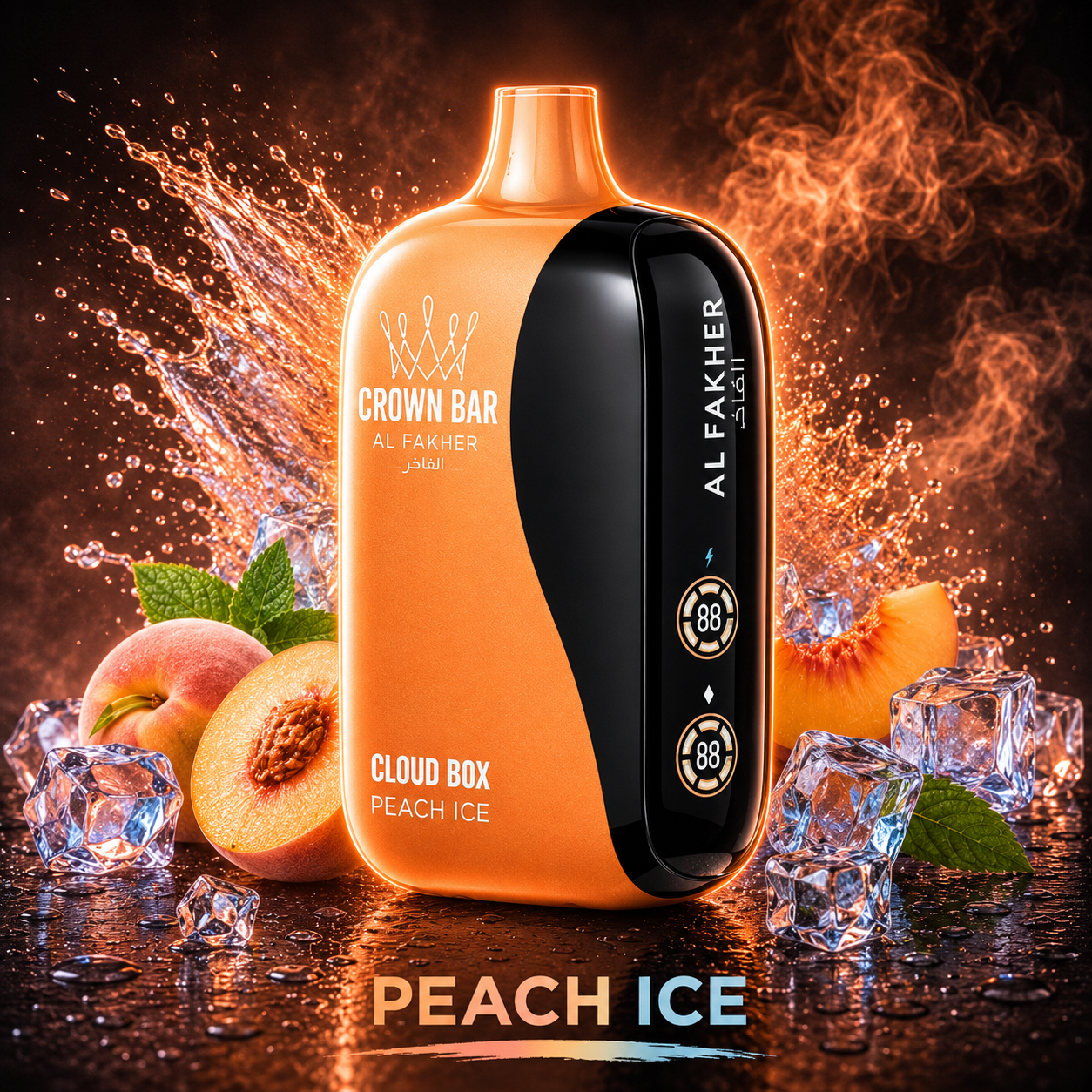 Al Fakher Vape Cloud Box 12000 Puffs - Peach Ice