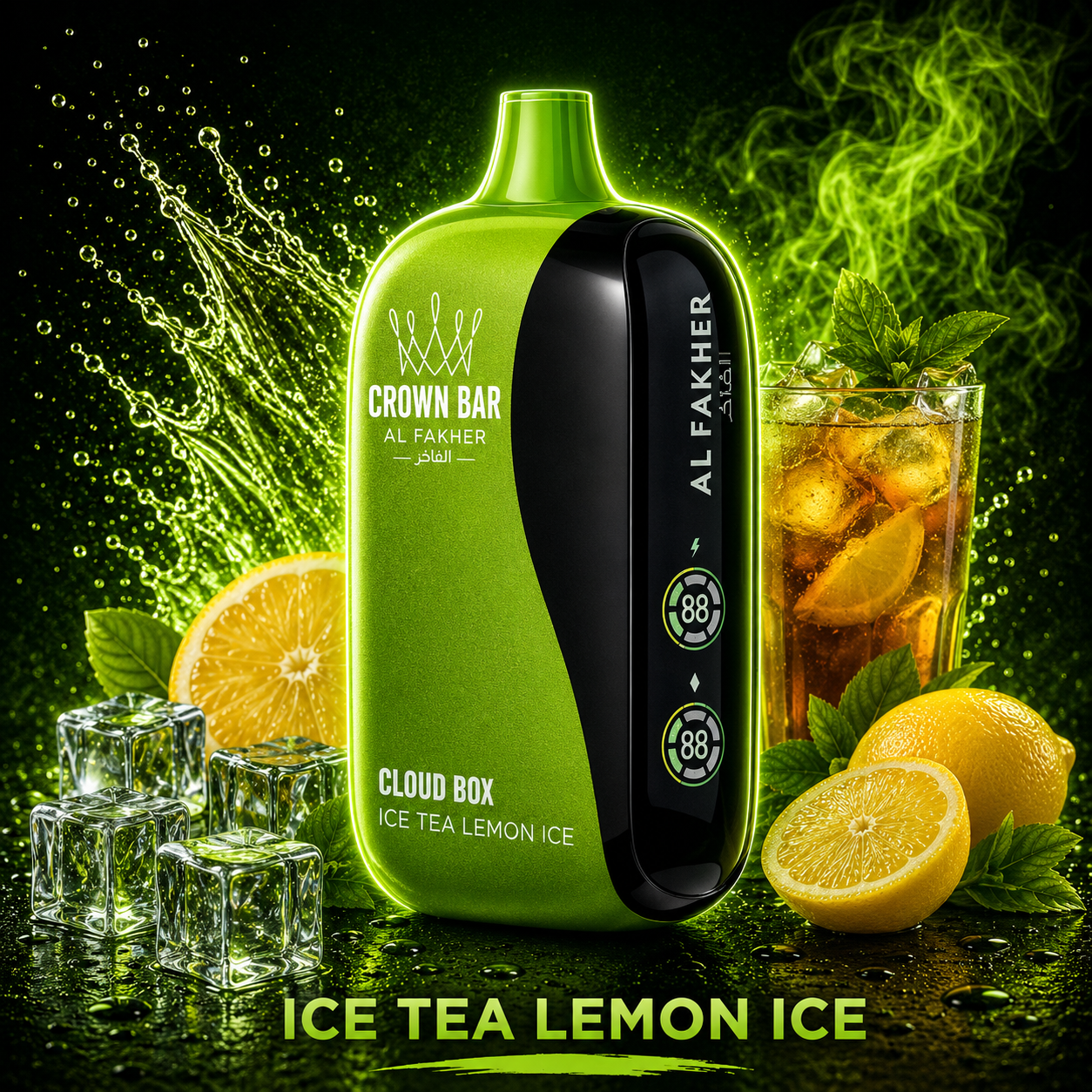 Al Fakher Vape Cloud Box 12000 Puffs - Ice Tea Lemon Ice