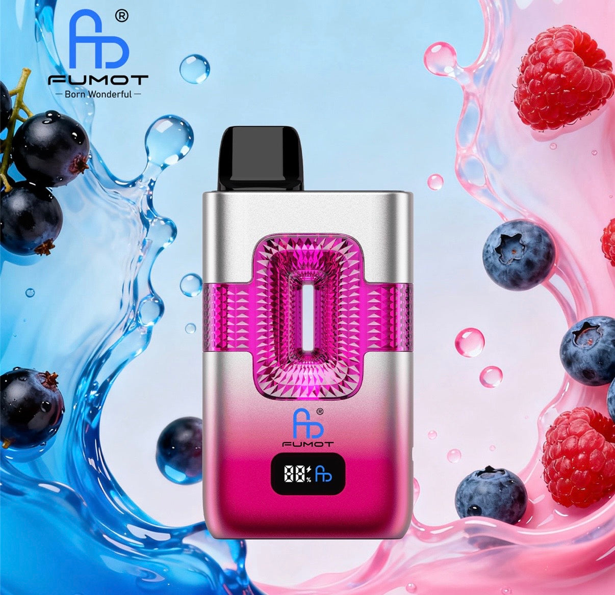 FUMOT ECO 2IN1 50000 PUFFS - Black Mamba & Mr Blue  JustDoVaping