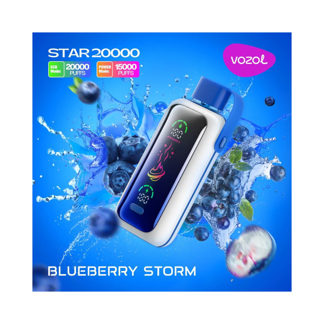 VOZOL STAR 20000 PUFFS - Blueberry Storm