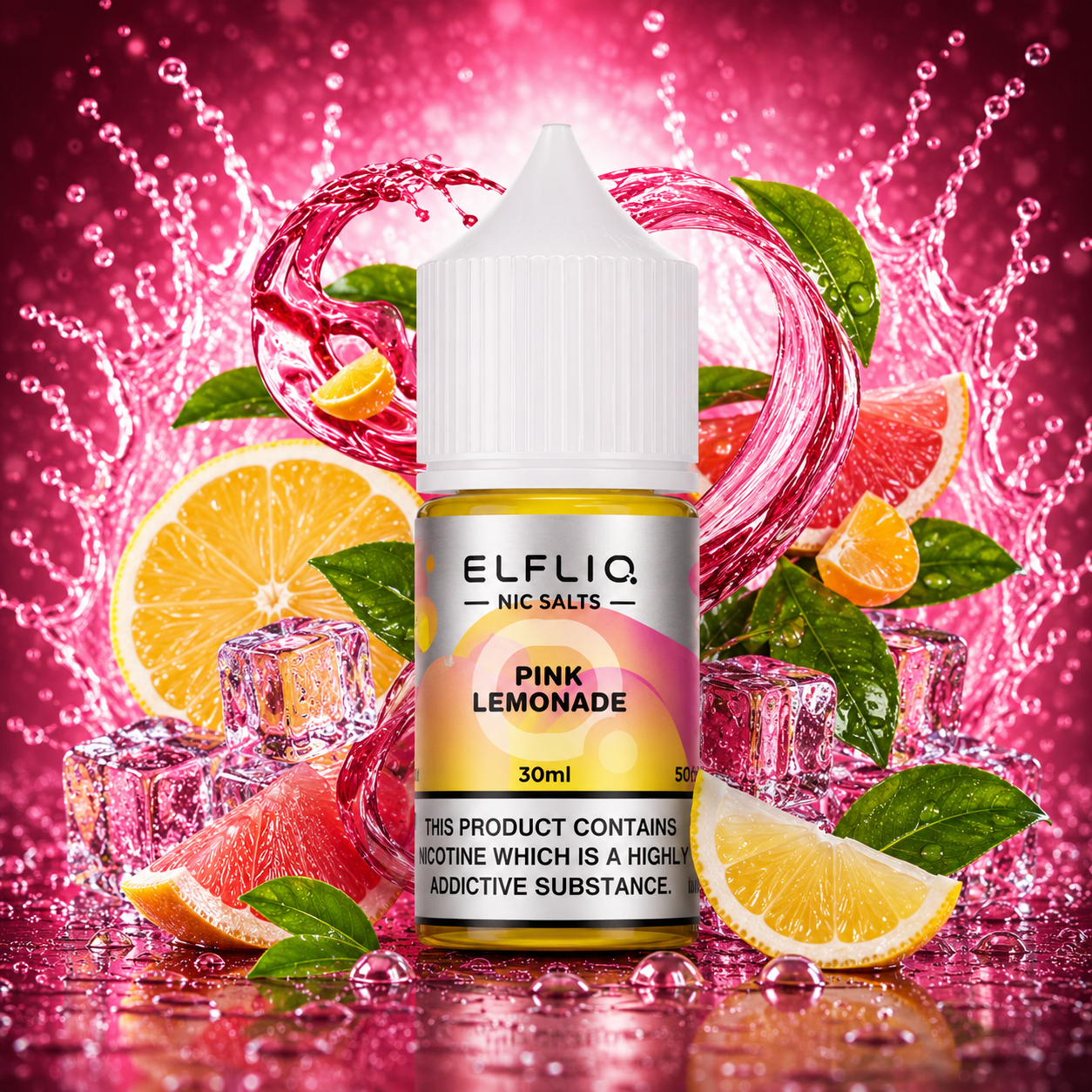 elfbar liquid 30ml ELFLIQ by 50MG Style_Prefilled Kit elf bar liquid sorten Geschmack::Kiwi Passionfruit Guava ELFBAR ELFX Pro -