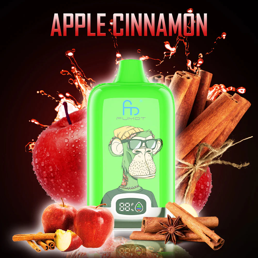 Fumot Digital Box 12000 Puffs Apple Cinnamon JustDoVaping Fumot Digital Box 12000 Puffs Apple Cinnamon JustDoVaping