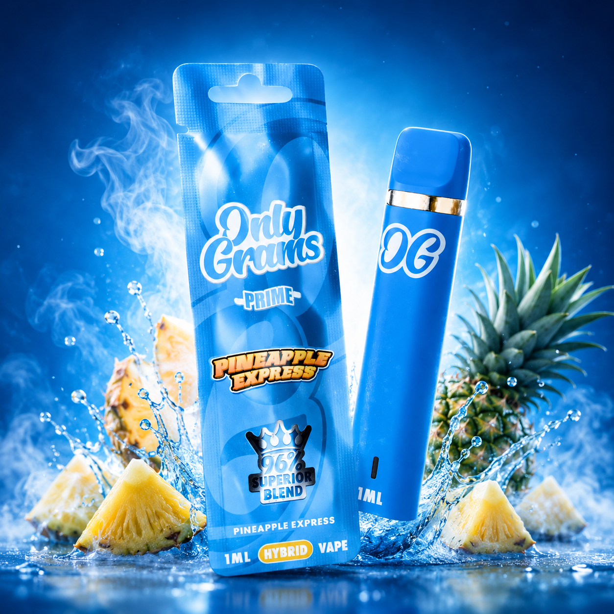 ONLYGRAMS SUPERIOR VAPE 96% 1ML - Pineapple Express