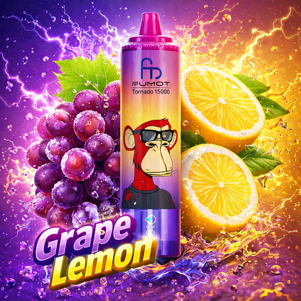 Fumot Randm Tornado 15000 Puffs Grape Lemon