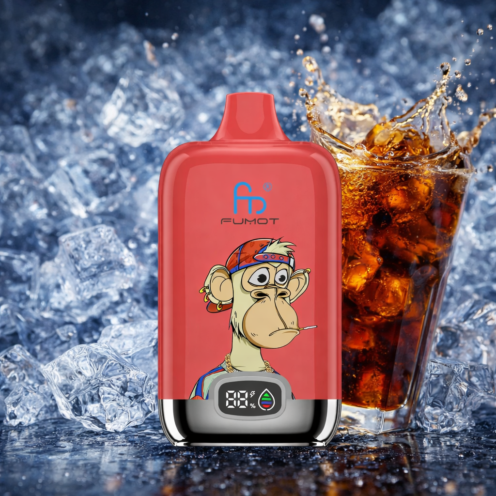 Fumot Digital Box 12000 Puffs Cola Ice JustDoVaping Fumot Digital Box 12000 Puffs Cola Ice JustDoVaping