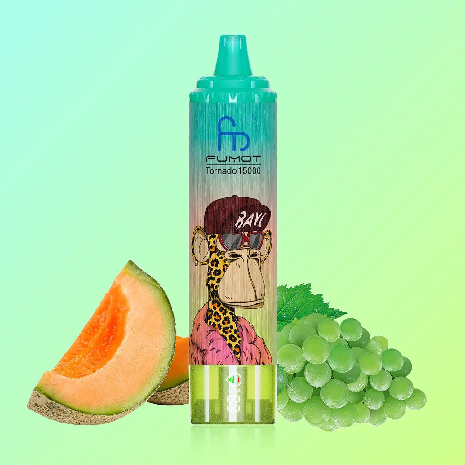 Fumot Randm Tornado 15000 Puffs Green Grape Melon JustDoVaping Fumot Randm Tornado 15000 Puffs Green Grape Melon JustDoVaping