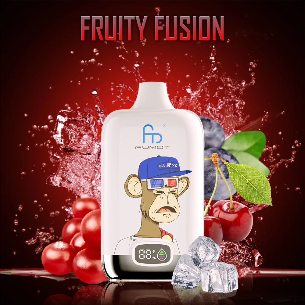 Fumot Digital Box 12000 Puffs Fruity Fusion JustDoVaping Fumot Digital Box 12000 Puffs Fruity Fusion JustDoVaping