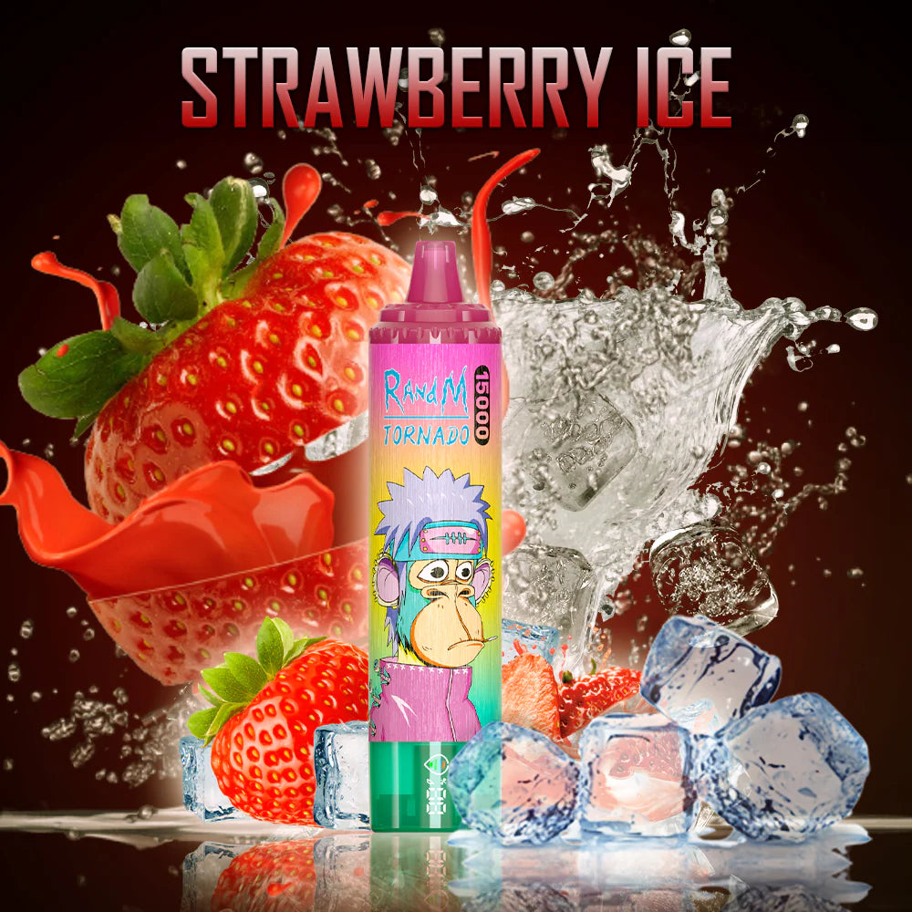 Fumot Randm Tornado 15000 Puffs Strawberry Ice JustDoVaping Fumot Randm Tornado 15000 Puffs Strawberry Ice JustDoVaping