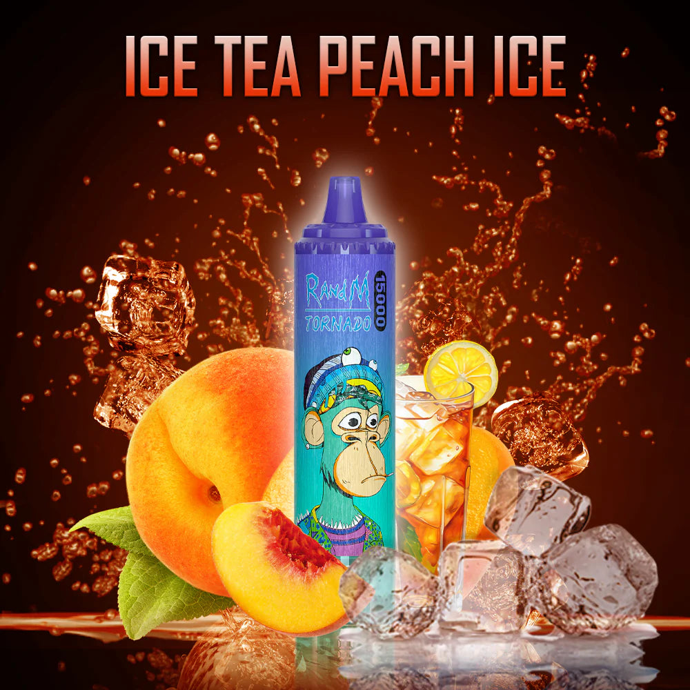 Fumot Randm Tornado 15000 Puffs Ice Tea Peach Ice JustDoVaping Fumot Randm Tornado 15000 Puffs Ice Tea Peach Ice JustDoVaping