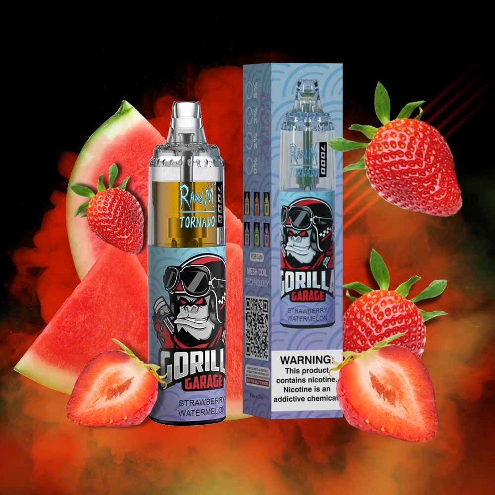 RandM Tornado - Strawberry Watermelon (7000 Puffs) JustDoVaping RandM Tornado - Strawberry Watermelon (7000 Puffs) JustDoVaping