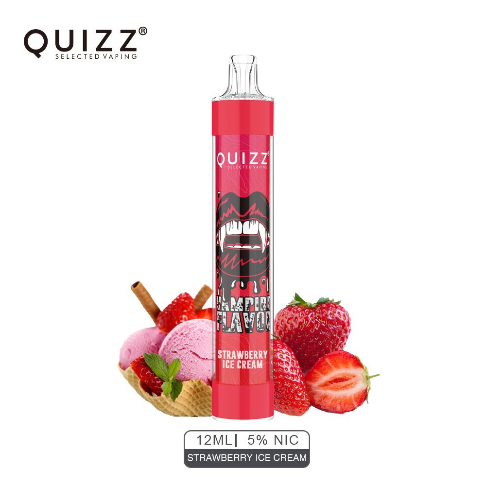 QUIZZ Strawberry Ice Cream (4000 Puffs) JustDoVaping QUIZZ Strawberry Ice Cream (4000 Puffs) JustDoVaping