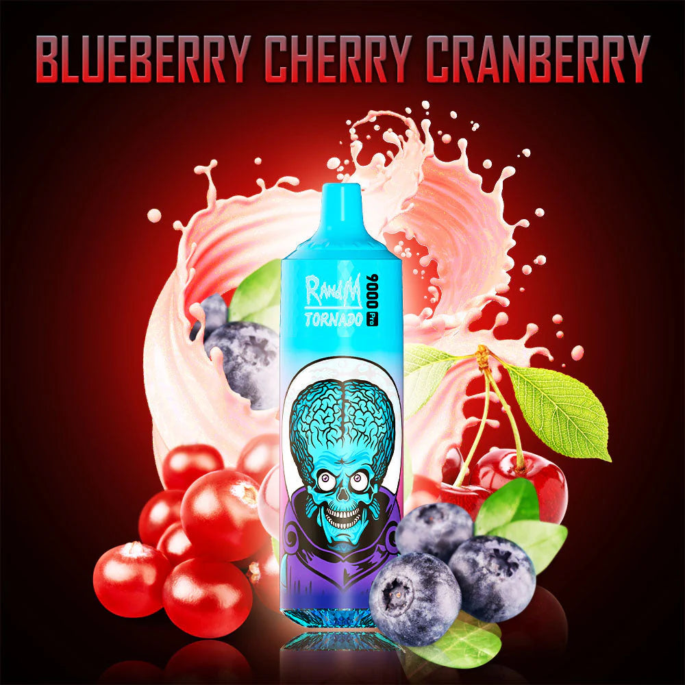 RANDM TORNADO 9000 PUFFS - Blueberry Cherry Cranberry