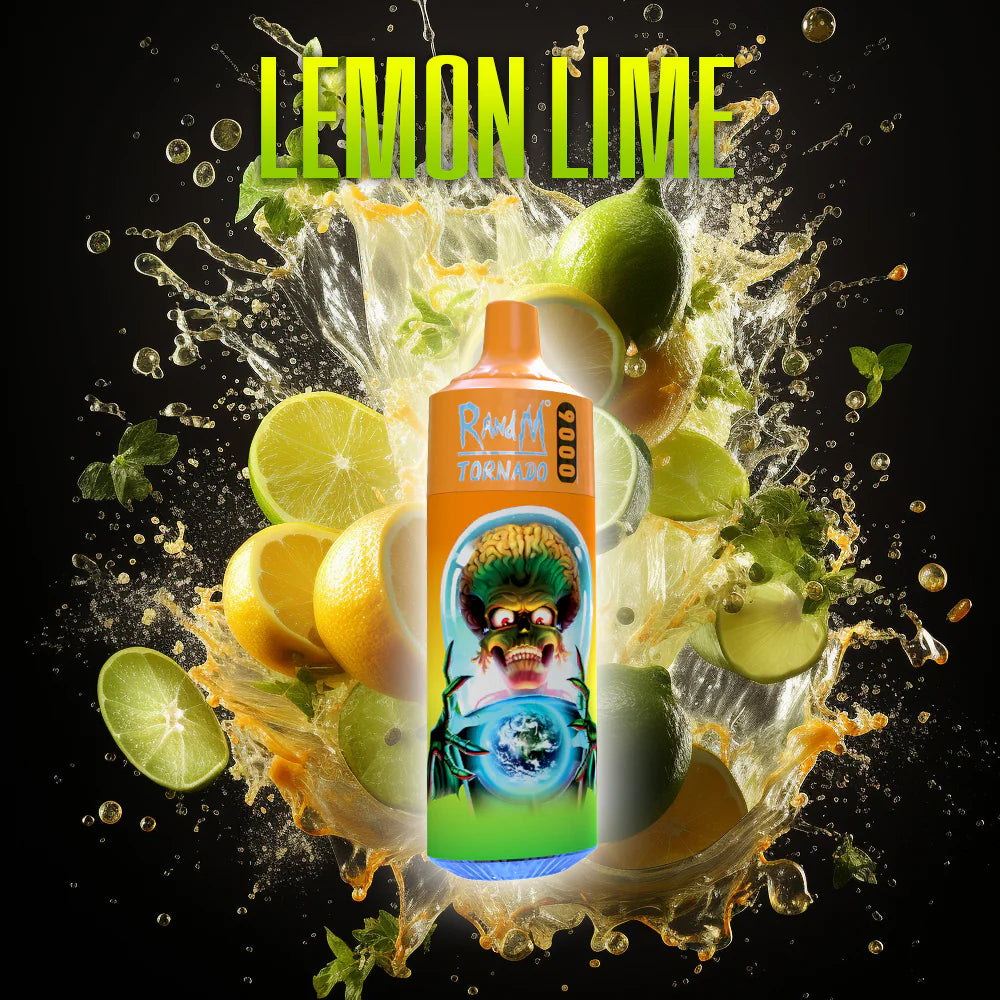 RANDM TORNADO 9000 PUFFS - Lemon Lime