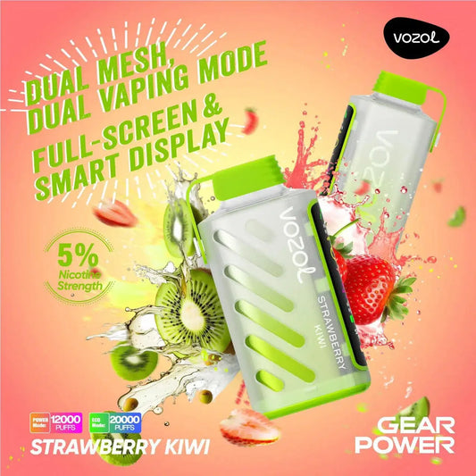 VOZOL GEAR POWER 20000 PUFFS - Strawberry Kiwi