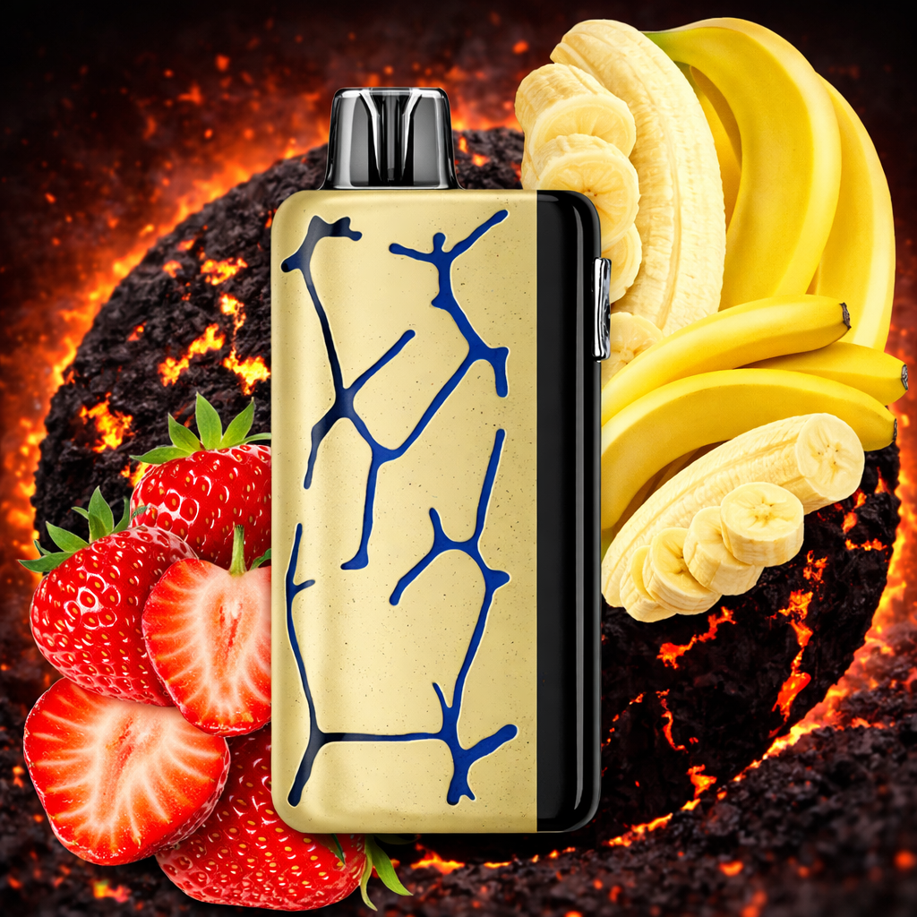 VOZOL NEON 45000 PUFFS - Strawberry Banana