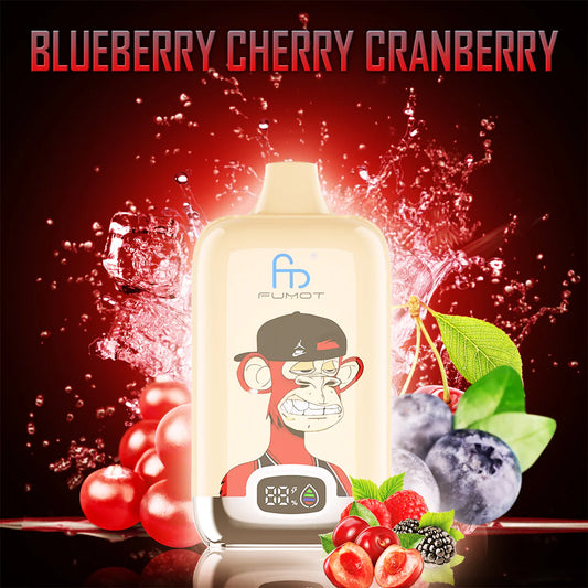 Fumot Digital Box 12000 Puffs Blueberry Cherry Cranberry