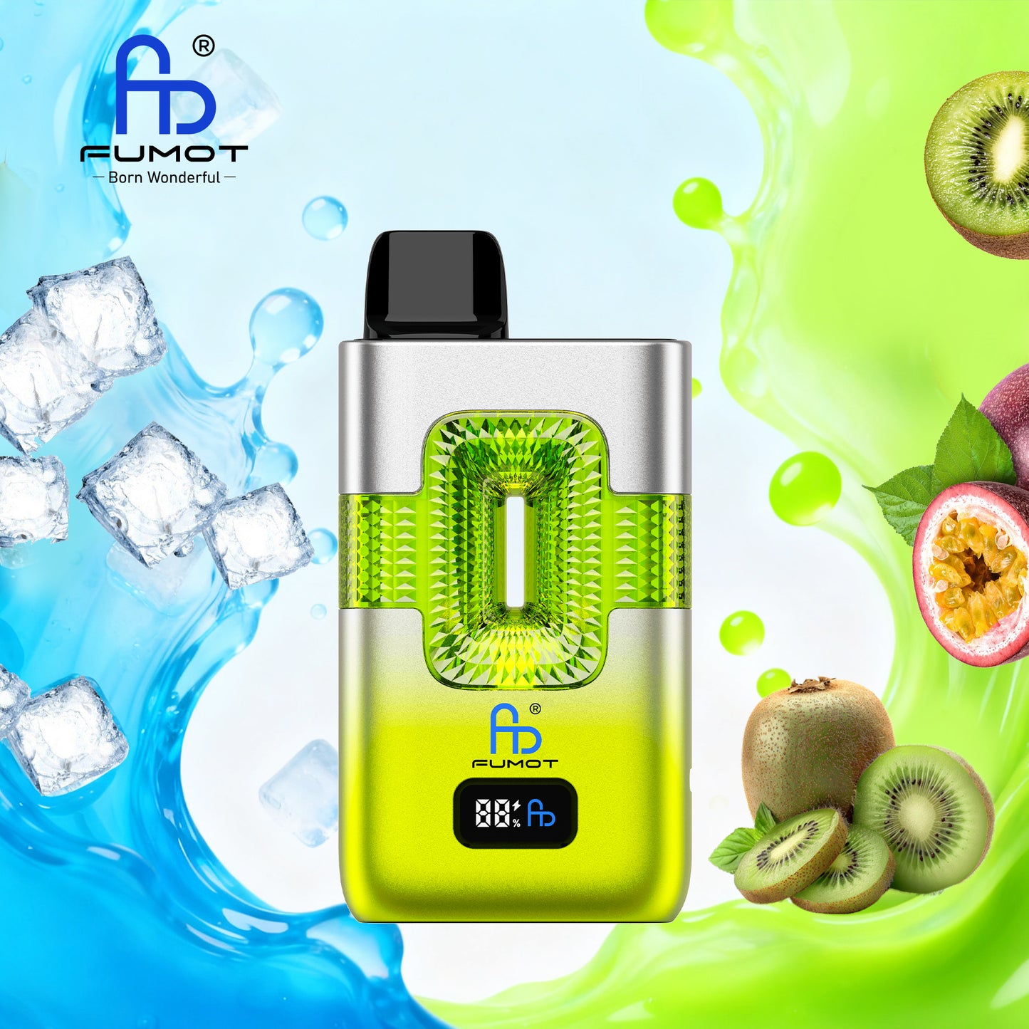 FUMOT ECO 2IN1 50000 PUFFS - Ice Pop & Kiwi Passion Fruit Guava