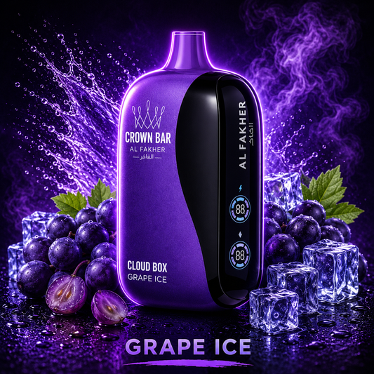 Al Fakher Vape Cloud Box 12000 Puffs - Grape Ice