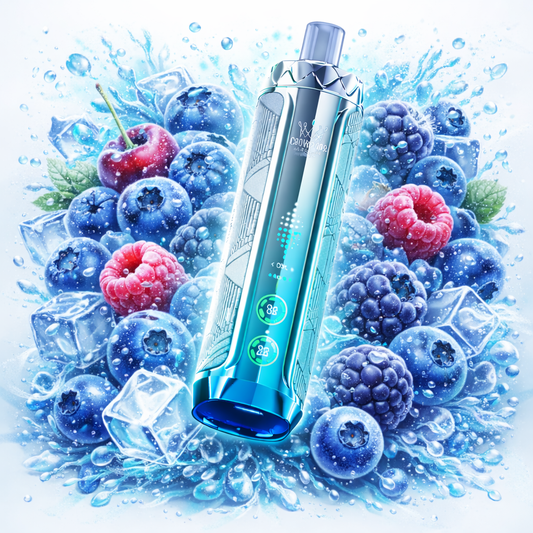 Al Fakher CRYSTAL V2 8000 Puffs - Berry Ice