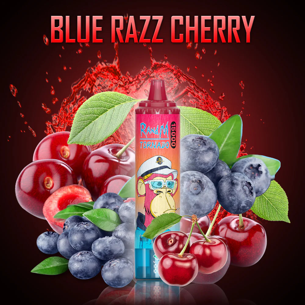 Fumot Randm Tornado 15000 Puffs Blue Razz Cherry