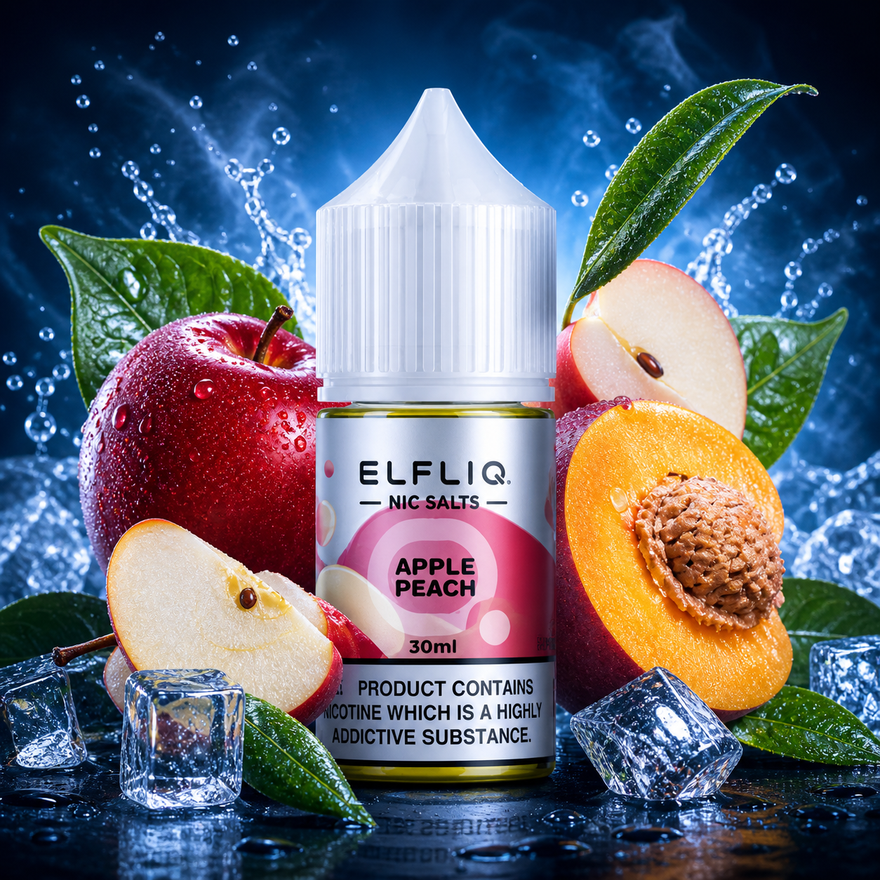 ELFLIQ by ELFBAR 30ML 50MG - Apple Peach