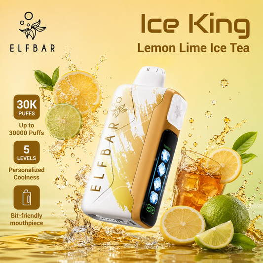 ELFBAR ICE KING 30000 PUFFS - Lemon Lime Ice Tea
