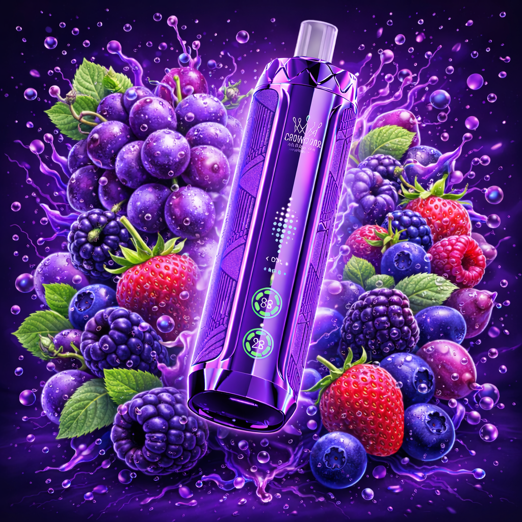 Al Fakher CRYSTAL V2 8000 Puffs - Grape Berry