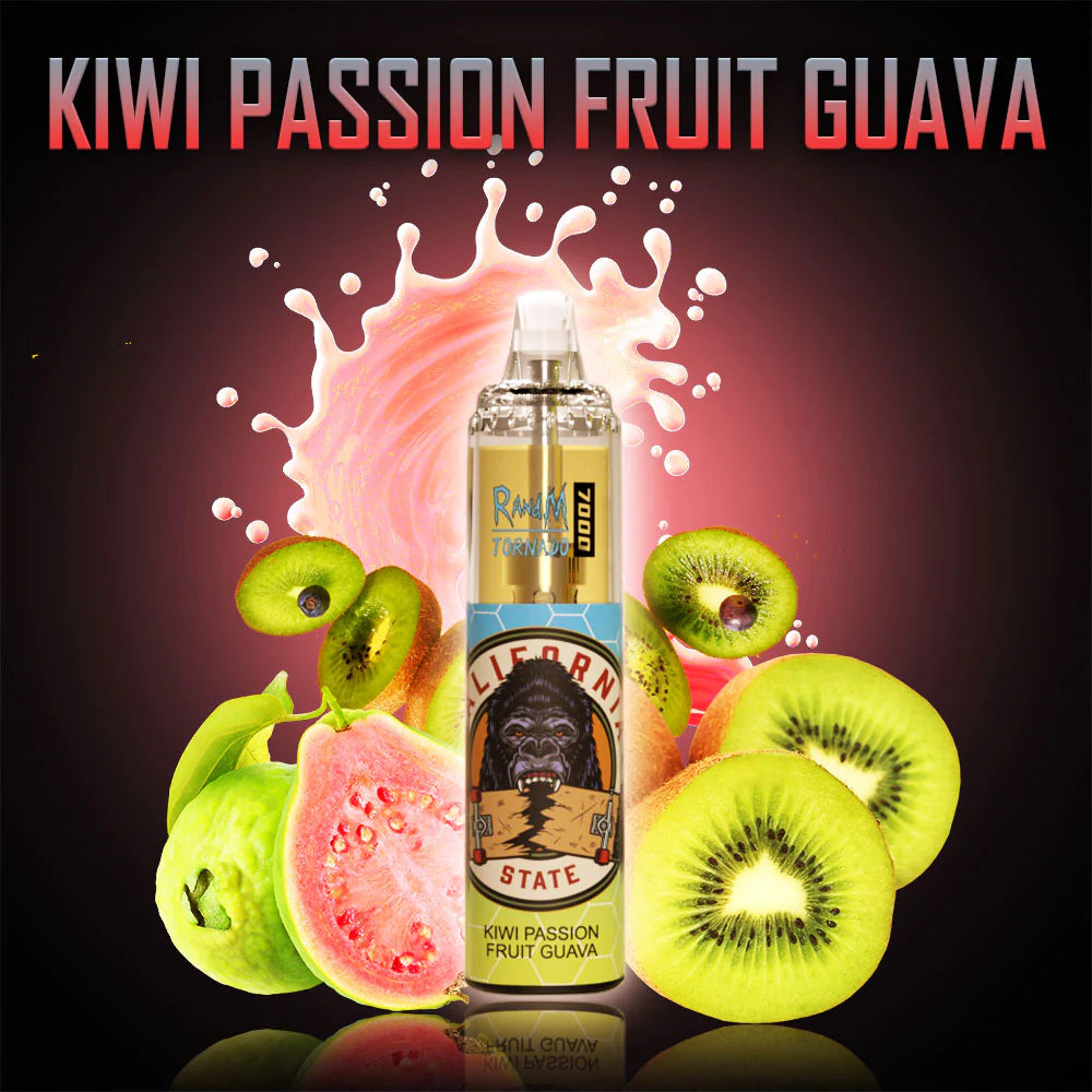 RANDM TORNADO 9000 PUFFS - Kiwi Passion Fruit Guava