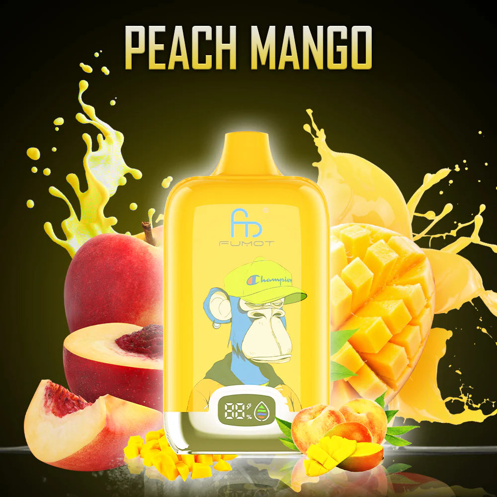 Fumot Digital Box 12000 Puffs Peach Mango JustDoVaping Fumot Digital Box 12000 Puffs Peach Mango JustDoVaping