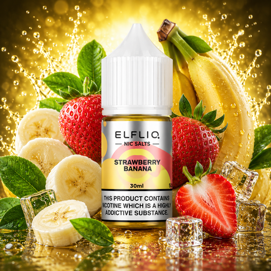 ELFLIQ by ELFBAR 30ML 50MG - Strawberry Banana