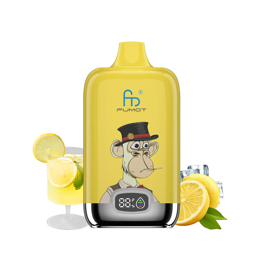 ❗️ New ❗️Fumot Digital Box 12000 Puffs Ice Tea Lemon Ice