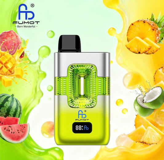 FUMOT ECO 2IN1 50000 PUFFS - Peach Mango Watermelon & Pina Colada