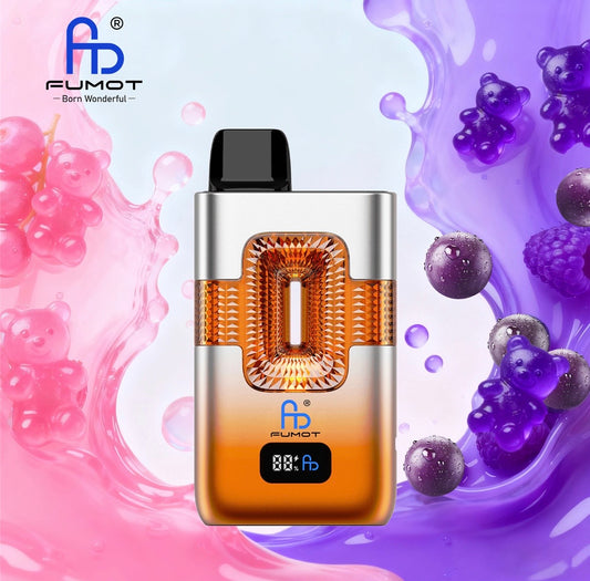 FUMOT ECO 2IN1 50000 PUFFS - Grape Gummy Bear & Strawberry Gummy Bear