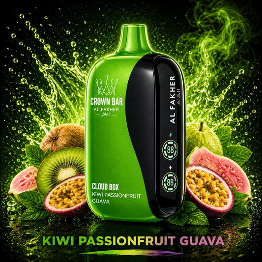 Al Fakher Vape Cloud Box 12000 Puffs - Kiwi Passion Fruit Guava