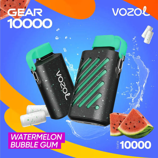 VOZOL GEAR Watermelon Bubble Gum (10000 Puffs)
